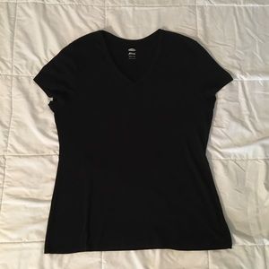 Old Navy Fitted Vee Neck Tee Shirt